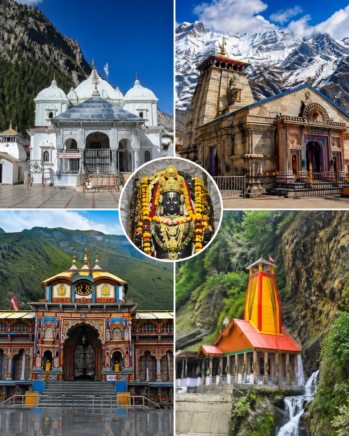 Char Dham Yatra from Chandigarh by Tricity Car Rental