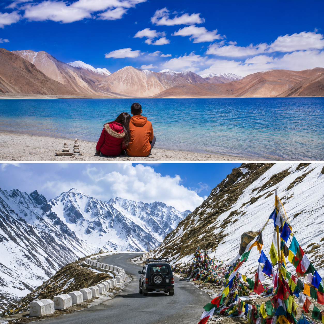 Leh Ladakh Tour Package | Pangong Lake & Khardung La Tour