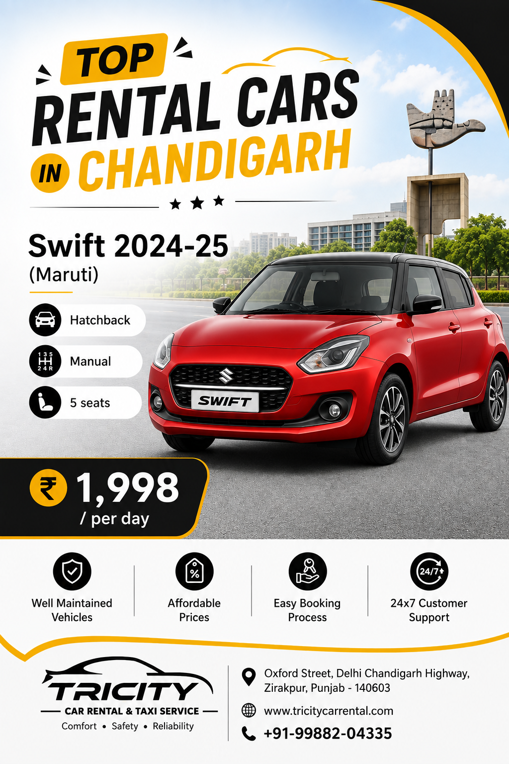 Swift on rent