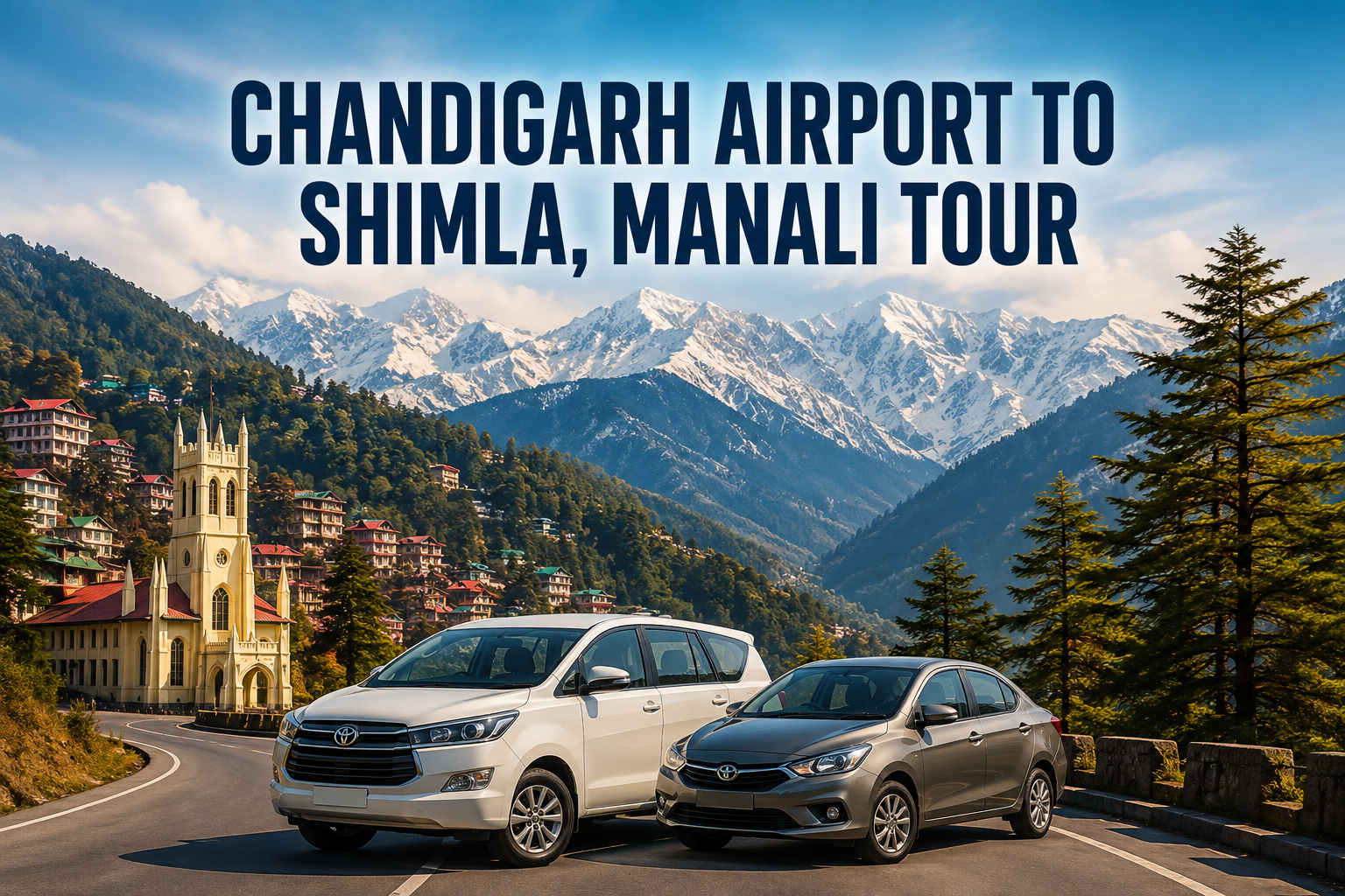 Chandigarh Airport to Shimla & Manali Tour Packages